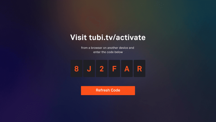activate tubi tv on android
